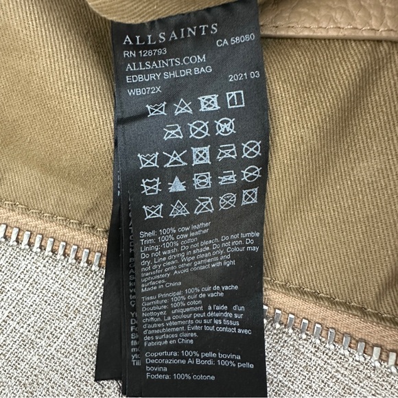 All Saints Edbury Shoulder Bag - Picture 7 of 8